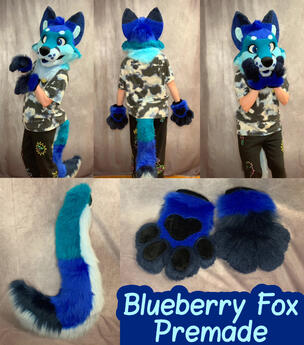 Blueberry Fox Premade (mini partial)- Aug 2023