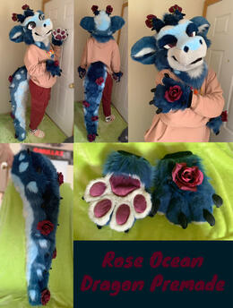 Rose Ocean Dragon Premade (mini partial)- Mar 2023