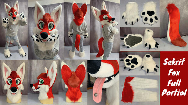 Sekrit (full partial + extra feetpaws)- Nov 2024